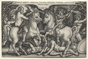 The Labors of Hercules: Hercules Abducting Iole