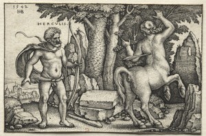 The Labors of Hercules:  Hercules Shooting Nessus