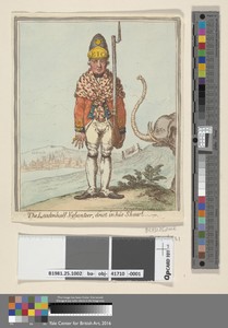 The Leadenhall Volunteer, Drest in his Shawl