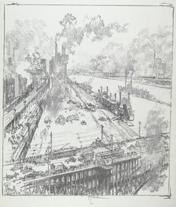 The Levee from Eads Bridge, St. Louis
