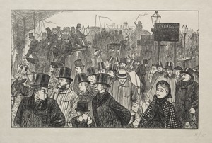 The Living Stream at London Bridge - On the Bridge