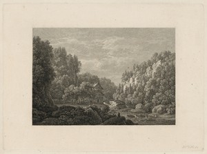 The Lochmühle in the Liebethal, in "Saxon Switzerland"