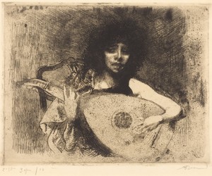 The Lute Player (La joueuse de luth)