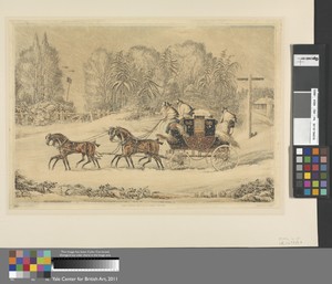 The Mail Coach in a Storm of Snow