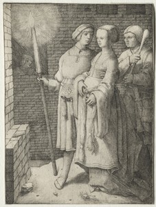 The Man with the Torch and a Woman Followed by a Fool