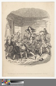 The Marquis de Guiscard Attempting to Assassinate Harley