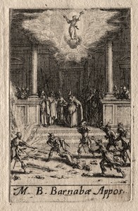 The Martyrdom of the Apostles:  St. Barnabas