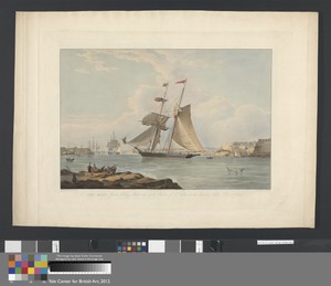 The Mary, Joshua Collings, Master, Entering the Harbour of La Valletta, in the Island of Malta, Dec. 5, 1835