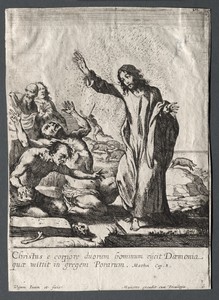 The Miracles of Jesus Christ:  Christ Delivering the Possessed