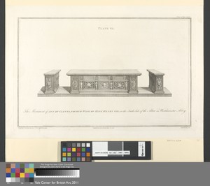 The Monument of Ann of Cleves, Fourth Wife of King Henry VIII, Plate VII