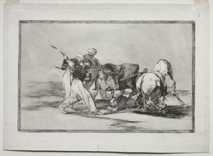 The Moors Settled in Spain, Giving Up the Superstitions of the Qur'an, Adopted this Art of Hunting, and Spear a Bull in the Open