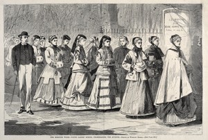 The Morning Walk - Young Ladies' School Promenading the Avenue