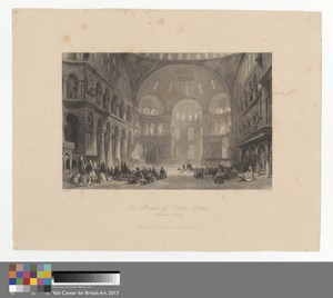 The Mosque of Santa Sophia, from the Gallery