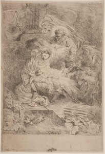 The Nativity with God the Father and the Holy Spirit