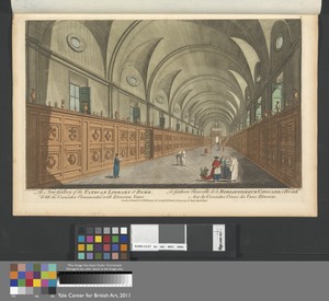 The New Gallery of the Vatican Library at Rome. With the Cornishes ornamented with Etrusian Vases