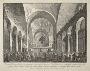 The Newly Elected Doge Presented to the People in San Marco