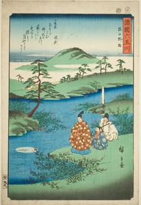 The Noji Jewel River in Omi Province (Omi Noji), from the series "Six Jewel Rivers in the Various Provinces (Shokoku Mu Tamagawa)"