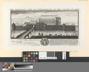 The North East View of Eltham Palace in the County of Kent
