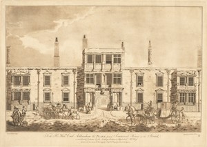 The North Front of Old Somerset House in the Strand