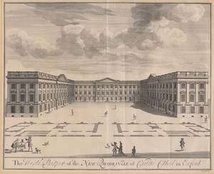 The North Prospect of the New Quadrangle of Christ Church in Oxford