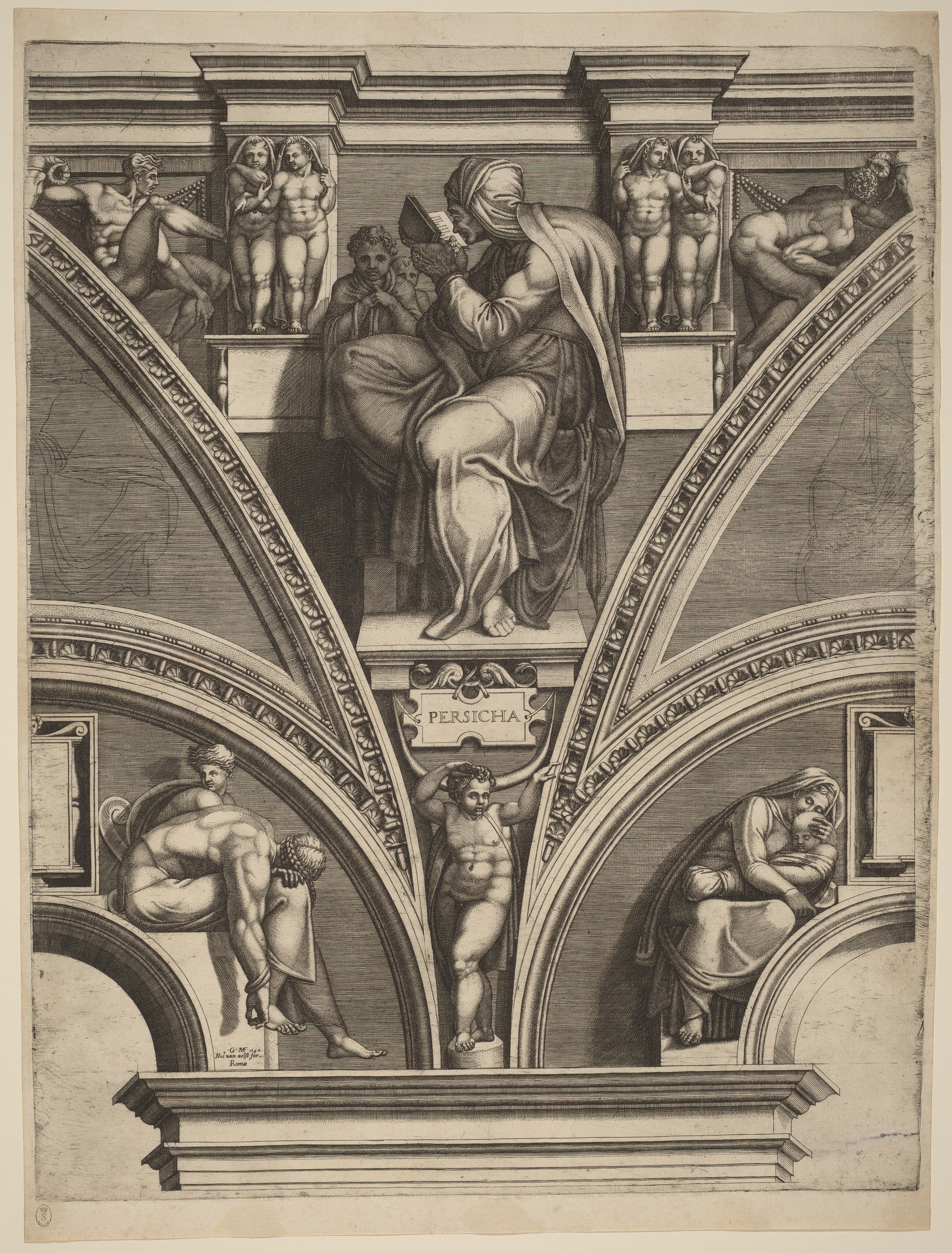 The Persian Sibyl by Giorgio Ghisi