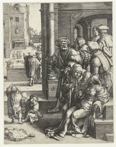 The Poet Virgil in a Basket