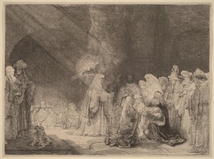 The Presentation in the Temple: Oblong Print