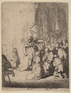 The Presentation in the Temple with the Angel: Small Plate