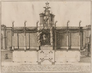 The Prima Macchina for the Chinea of 1727: The Temple of Imperial Glory