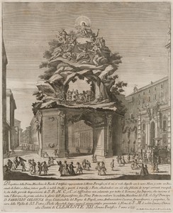 The Prima Macchina for the Chinea of 1733: Parnassus with Apollo and the Muses