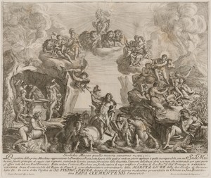 The Prima Macchina for the Chinea of 1738: Allegory of Regal Providence