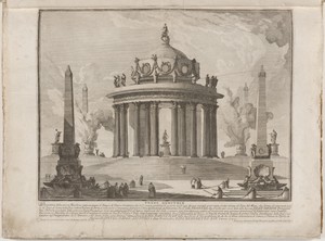 The Prima Macchina for the Chinea of 1747: The Temple of Venus Genitrix