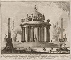 The Prima Macchina for the Chinea of 1747: The Temple of Venus Genitrix