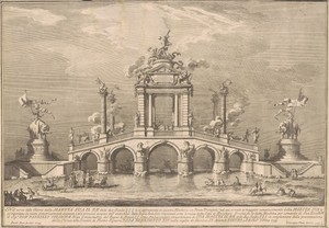 The Prima Macchina for the Chinea of 1755: A Triumphal Bridge with Antiquities from Herculaneum
