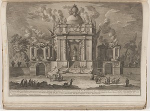 The Prima Macchina for the Chinea of 1771: The Temple of Asclepius
