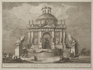 The Prima Macchina for the Chinea of 1773: The Temple of Peace