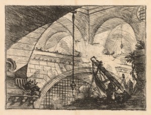 The Prisons:  A Series of Galleries with Crane-Like Erection of Beams