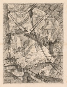 The Prisons:  An Immense Interior with a Drawbridge