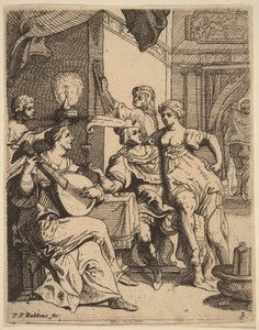 The Prodigal Wasting His Substance in the Tavern