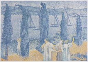 The Promenade (Landscape with Cypresses)