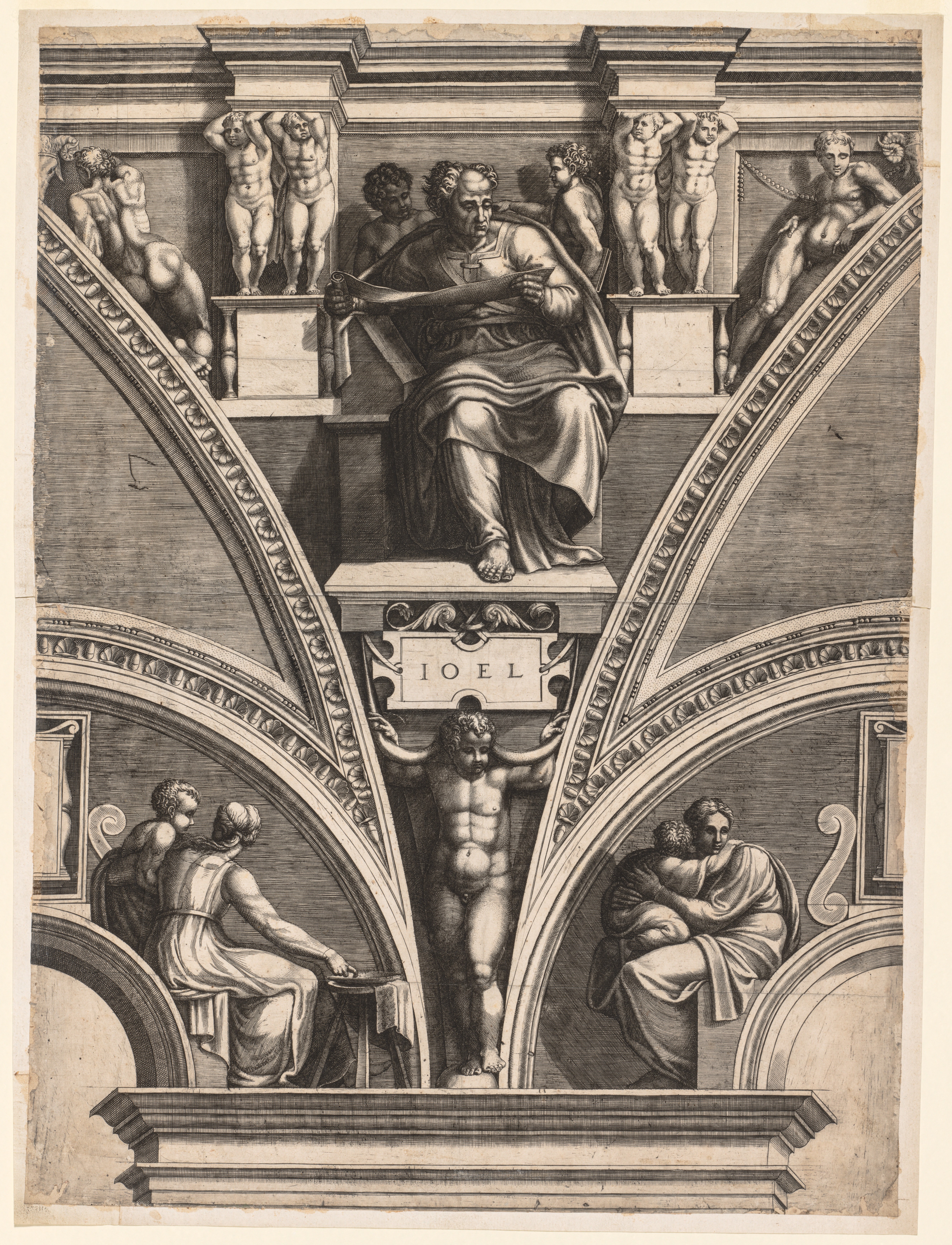 The Prophet Joel by Giorgio Ghisi