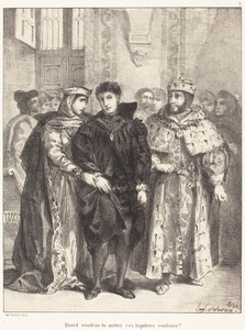 The Queen Tries to Console Hamlet (Act I, Scene II)