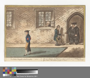 The Rake's-Progress at the University - No. 2 - "Ah me! that thou the Freshman's-Guide should'st read, yet venture on the hallowed grass to tread"