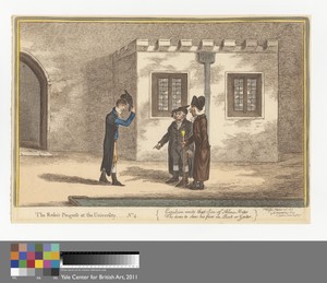 The Rake's-Progress at the University - No. 4 - "Expulsion waits that Son of Alma Mater who dares to shew his face in Boot or Gaiter"
