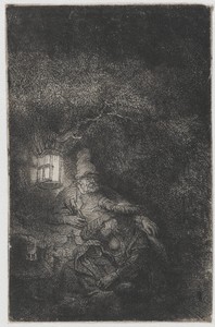 The rest on the flight into Egypt: a night piece
