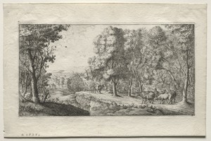 The Road at the Border of the Woods