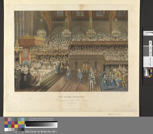 The Royal Banquet, the Bringing Up of the First Course, 19th July 1821