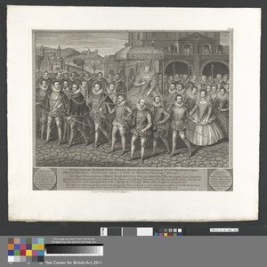The Royal Procession of Queen Elizabeth to Visit the Right Jonble Henry Carey Lord Hunsdon