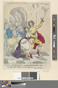 The Royal Whim, or the Crouch-a-la Mode: A New Dance to The Old Tune. Comus, Euphrosyne, and The Bacchanalian Crew. ---Dedicated to Mr. Kelly, by Soliloquy Whistlepipe.