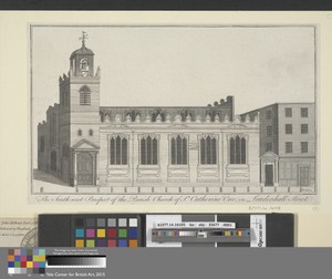 The S. W. Prospect of the Parish of St. Catherine Cree in Leadenhall Street